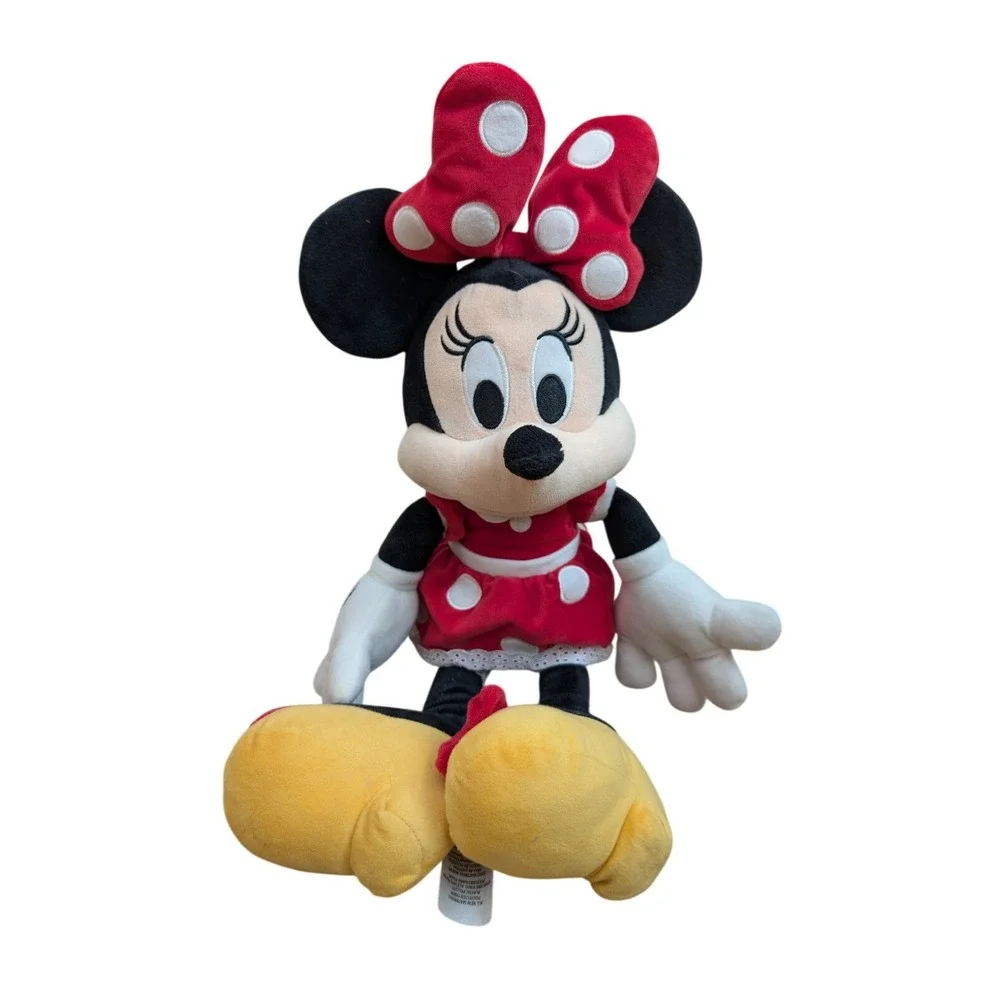Disney Parks Minnie Mouse‎ Plush 12 inches Red Polka Dot Dress